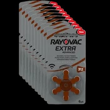 Rayovac Pilhas Rayovac 312 (embalagem de 60)