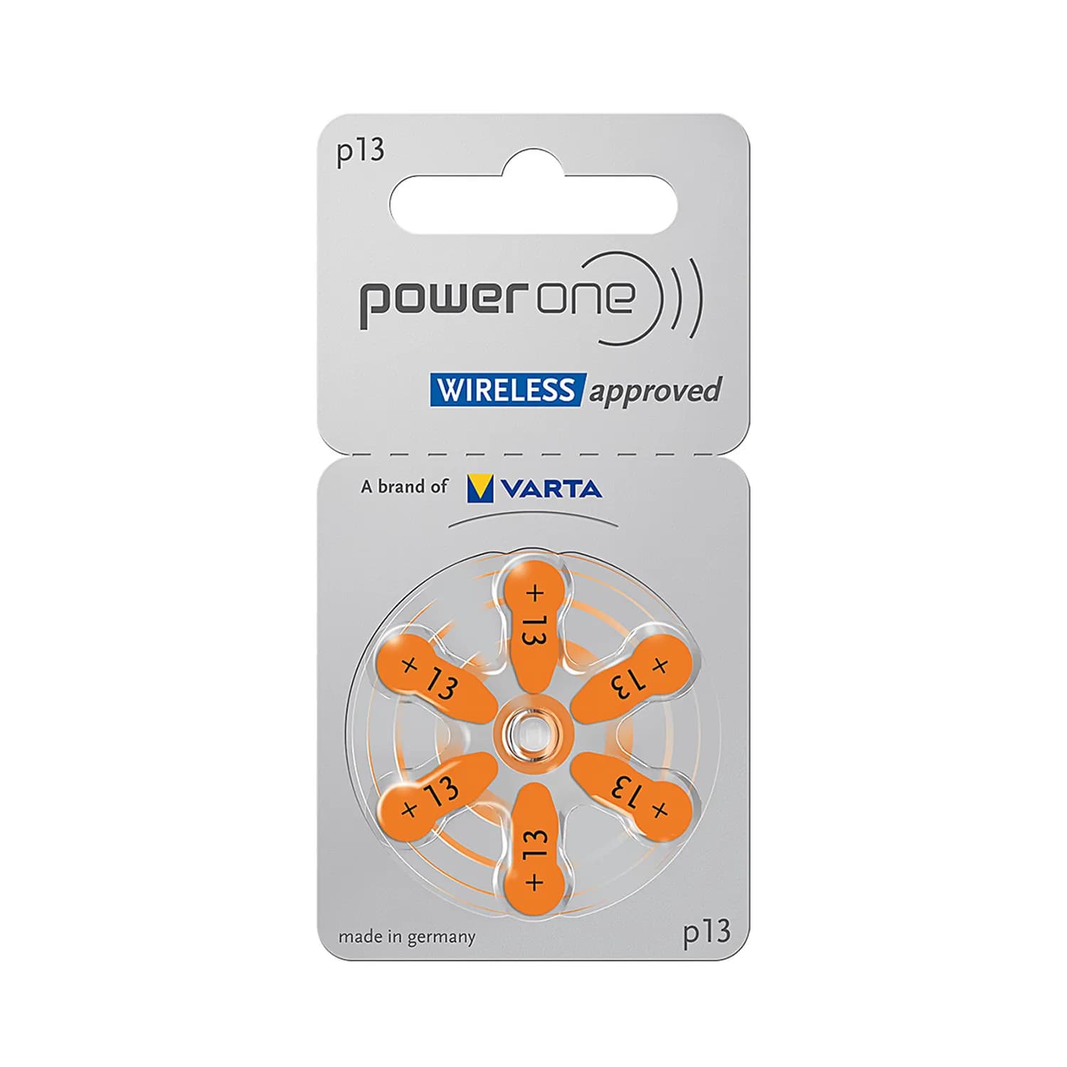 PowerOne Pilhas Power One 13 (embalagem de 60)