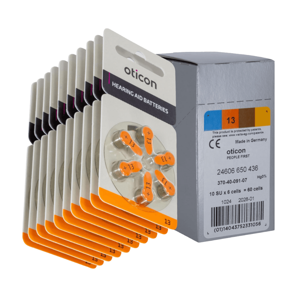 OTICON Pilhas 13 (embalagem de 60)
