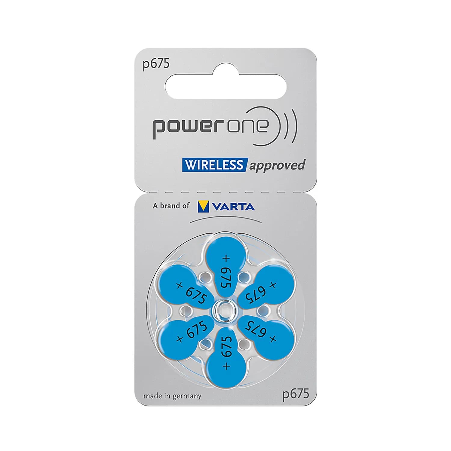 PowerOne Pilhas Power One 675 (embalagem de 60)